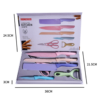 Set Cuchillos Acero Inoxidable Color - VivvaShop™ - Image 6