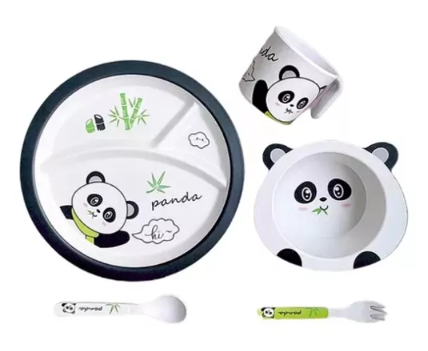 Vajilla Platos Oso Panda Bebe - VivvaShop™ - Image 2